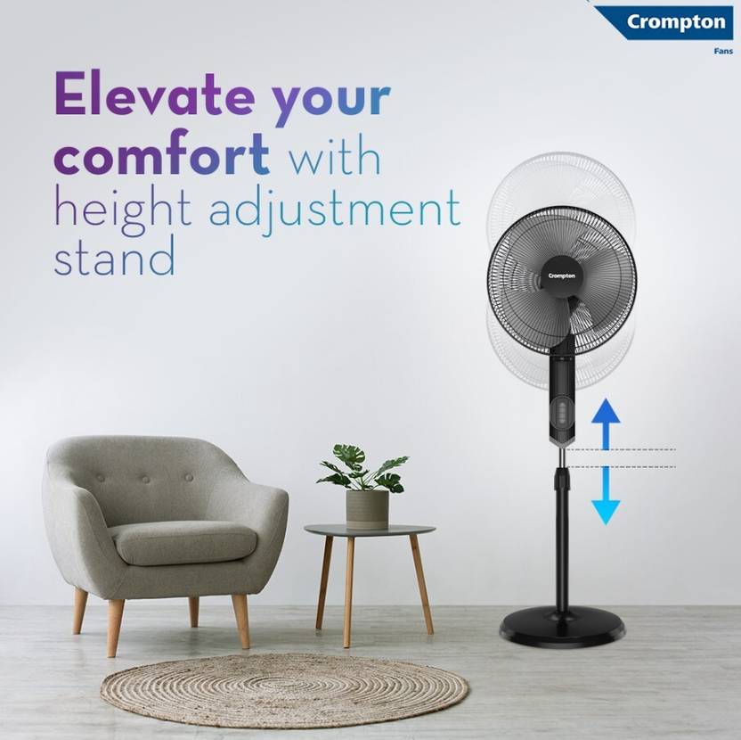 Crompton HISPEED Torpedo EX 400 mm Pedestal Fan-5