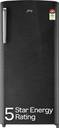 Godrej 194 L Direct Cool Single Door 5 Star Refrigerator with With Inverter & Turbo Cooling Technology Ensuring Faster Cooling (Fossil Steel, RD EMARVEL 215E THI FS ST)