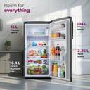 Godrej 194 L Direct Cool Single Door 5 Star Refrigerator with With Inverter & Turbo Cooling Technology Ensuring Faster Cooling (Fossil Steel, RD EMARVEL 215E THI FS ST)