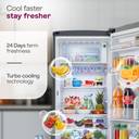 Godrej 194 L Direct Cool Single Door 5 Star Refrigerator with With Inverter & Turbo Cooling Technology Ensuring Faster Cooling (Fossil Steel, RD EMARVEL 215E THI FS ST)