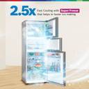BOSCH 303 L Frost Free Triple Door 3 Star Refrigerator with Large LED Display, 18 Hrs Cooling Retention,Adaptive Intelligence, VitaFresh 10 Day Fresh Technology