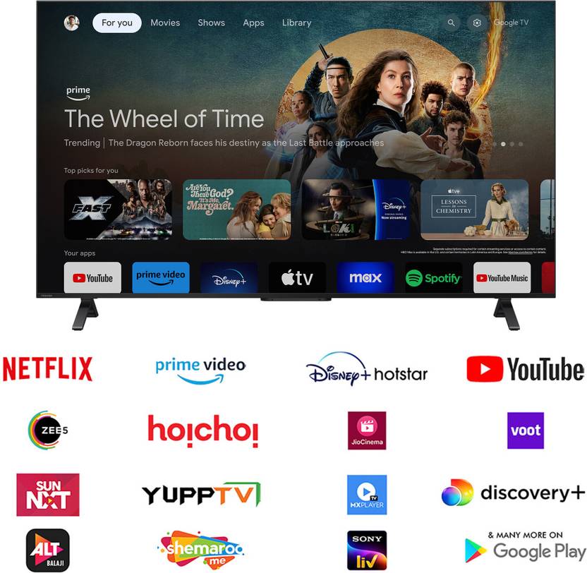 Toshiba 139 cm (55 inch) QLED Ultra HD (4K) Smart Google TV with Full Array Local Dimming, 49W Power Bass Woofer and HSR 120 (55M550NP)-2