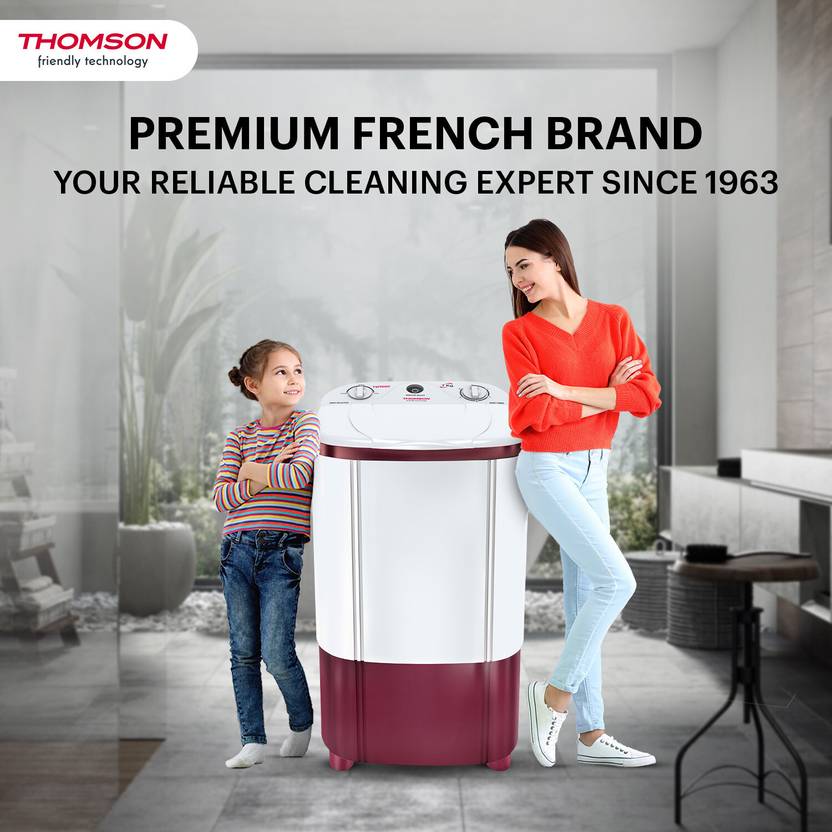 Thomson 7 kg Washer only Red, White (TW7000)-2
