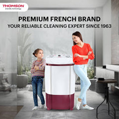 Thomson 7 kg Washer only Red, White (TW7000)-2