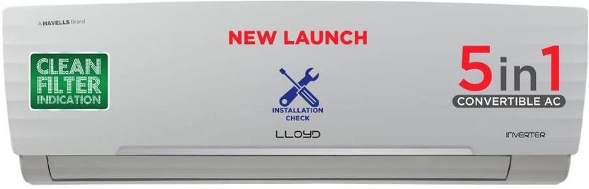 Lloyd 2025 Model 1.5 Ton 3 Star Split Inverter AC (GLS18I3FWGSC, White)-1