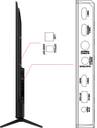 TCL 164 cm (65 inch) Ultra HD (4K) LED Smart Google TV 2025 Edition with MEMC | Dolby Vision-Atmos | HVA Panel & Metallic Bezel-Less (65V6C)
