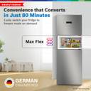 BOSCH 303 L Frost Free Triple Door 3 Star Refrigerator with Large LED Display, 18 Hrs Cooling Retention,Adaptive Intelligence, VitaFresh 10 Day Fresh Technology