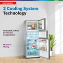 BOSCH 303 L Frost Free Triple Door 3 Star Refrigerator with Large LED Display, 18 Hrs Cooling Retention,Adaptive Intelligence, VitaFresh 10 Day Fresh Technology