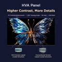 TCL 164 cm (65 inch) Ultra HD (4K) LED Smart Google TV 2025 Edition with MEMC | Dolby Vision-Atmos | HVA Panel & Metallic Bezel-Less (65V6C)