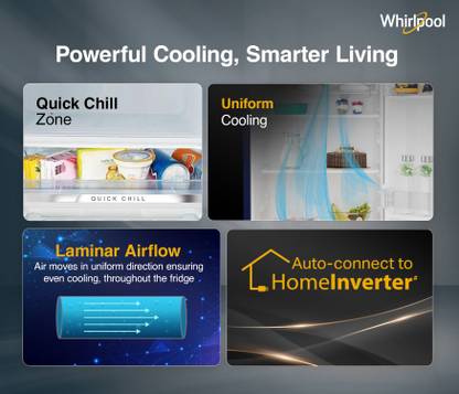 Whirlpool 184 L Direct Cool Single Door 2 Star Refrigerator (Solid Blue / Blue, 205 WDE CLS 2S SAPPHIRE BLUE-Z)