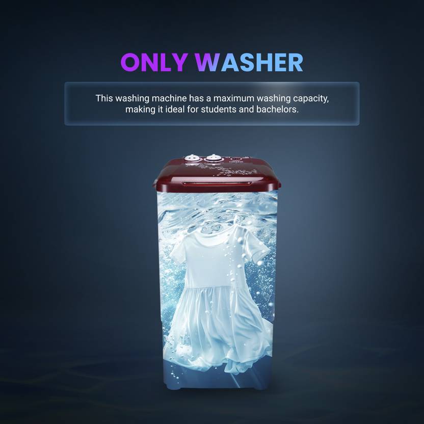 Onida 6.5 kg Washer only Red (WS65WLPT1LR)-2
