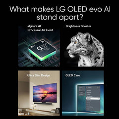 LG AI TV OLED evo C4 139 cm (55 inch) OLED Ultra HD (4K) Smart WebOS TV with Alpha 9 AI Processor 4K Gen7 (OLED55C46LA)-4