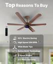 Atomberg Renesa with 3 Year Warranty BLDC Motor with Remote 1200 mm Ceiling Fan (5 Star | Midnight, Black | Pack of 1)