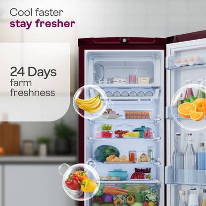 Godrej 234 L Direct Cool Single Door 5 Star Refrigerator with Energy Efficient Inverter Compressor And Jumbo Vegetable Tray