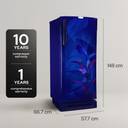 Godrej 234 L Direct Cool Single Door 5 Star Refrigerator with Base Drawer with Energy Efficient Inverter Compressor