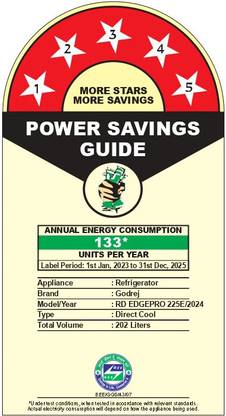 Godrej 234 L Direct Cool Single Door 5 Star Refrigerator with Energy Efficient Inverter Compressor And Jumbo Vegetable Tray