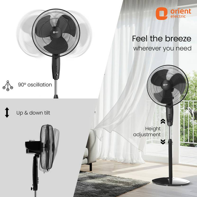 Orient Electric Stand 87 HS Ultra High Speed 400 mm Pedestal Fan-5