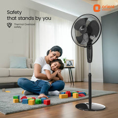 Orient Electric Stand 87 HS Ultra High Speed 400 mm Pedestal Fan-4