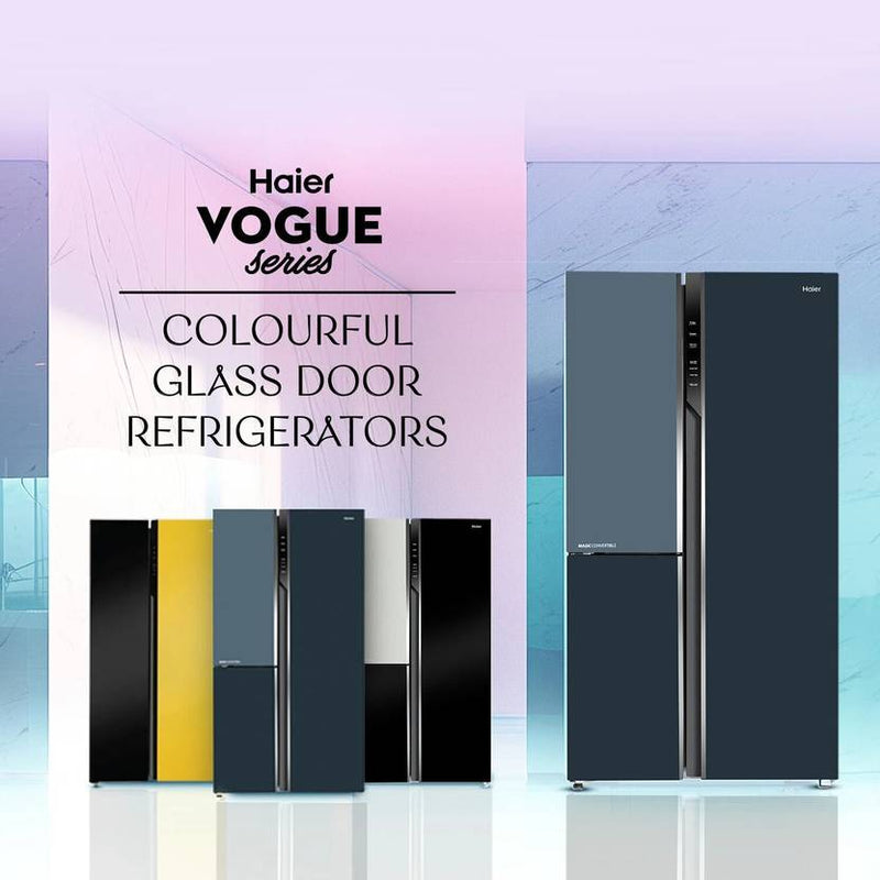 Haier 598 L Frost Free Side by Side Convertible Refrigerator with 83% Convertible Fridge SpaceDigital Control Panel360 Degree CoolingMagic-6