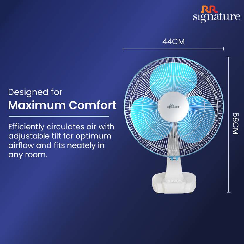 RR Centaur Anti Rust, High Air Delivery, Ultra High Speed 400 mm Table Fan-6