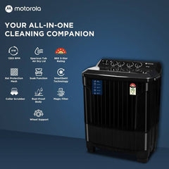 Motorola 8 kg 5 star rating Midnight Series Semi Automatic Top Load Washing Machine Black (MTSA805NNNDB)-2