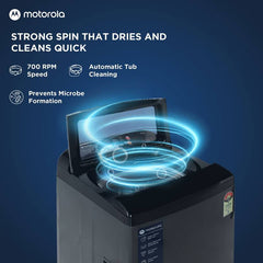 Motorola 9 kg 5 Star, Intelligent Smart Programs Fully Automatic Top Load Washing Machine Grey, Black (MTTL905NNNHG)-4