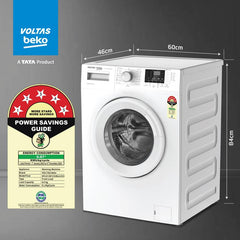 Voltas Beko by A Tata Product 6 kg 5 Star Fully Automatic Front Load Washing Machine with In-built Heater White (WFL6012B7COUBAA/WWV)-4