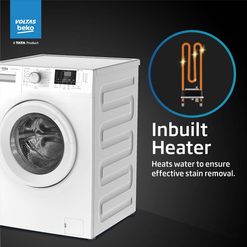 Voltas Beko by A Tata Product 6 kg 5 Star Fully Automatic Front Load Washing Machine with In-built Heater White (WFL6012B7COUBAA/WWV)-3