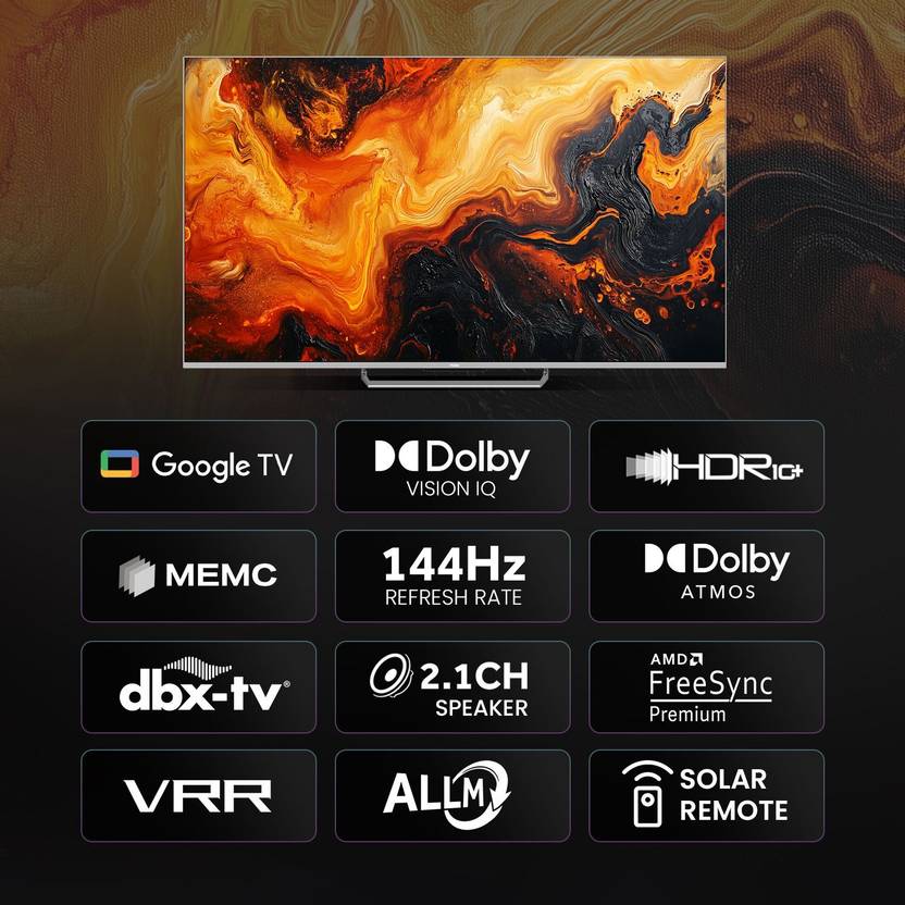 Haier M90 139 cm (55 inch) Ultra HD (4K) Mini LED Smart Google TV with Dolby Vision IQ (H55M90EUX)-2