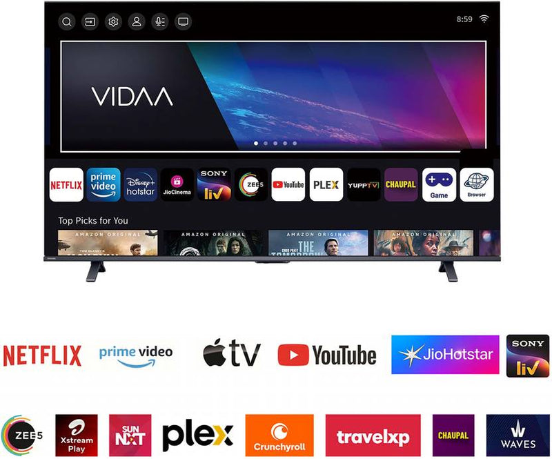 Toshiba 43M450RP 108 cm (43 inch) QLED Ultra HD (4K) Smart VIDAA TV with Quantum Dot Color-2