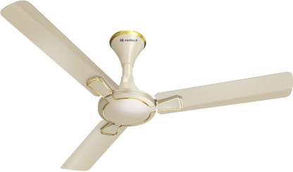 HAVELLS Milor ES with 2 Year Warranty Energy Saving 1200 mm Ceiling Fan (1 Star | Gold | Pack of 1)