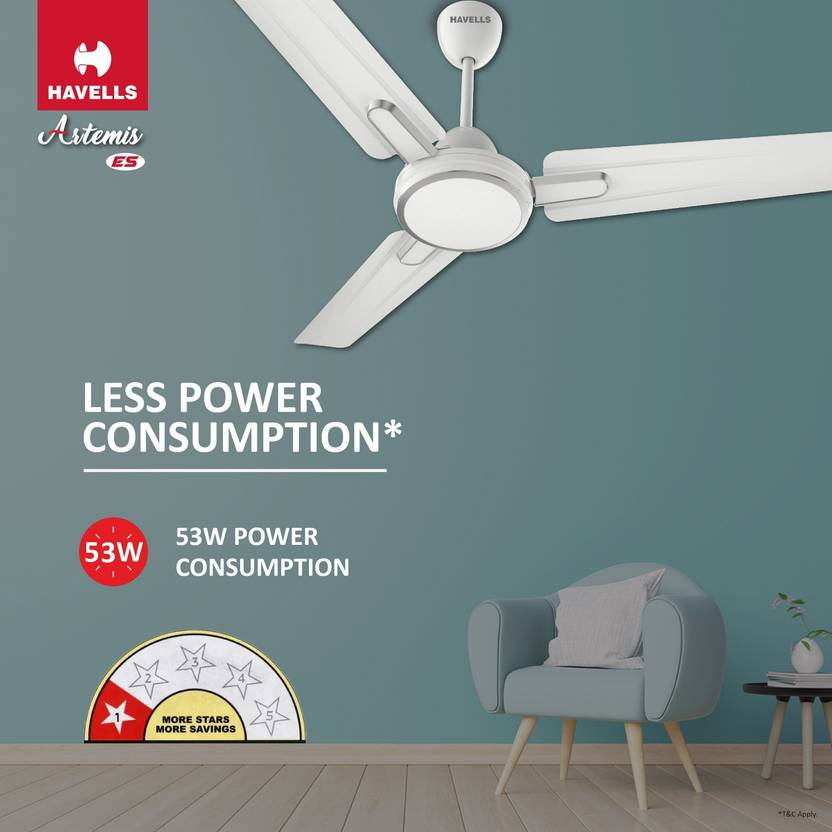 HAVELLS Artemis ES Energy Saving 1200 mm Ceiling Fan-4