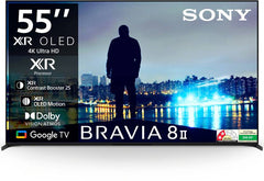Sony BRAVIA 8 II 138.8 cm (55 inch) OLED Ultra HD (4K) Smart Google TV (K-55XR80M2)-1