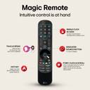 LG AI TV OLED evo C4 164 cm (65 inch) OLED Ultra HD (4K) Smart WebOS TV 2025 Edition with Alpha 9 AI Processor 4K Gen7 | AI Picture Pro | Dolby Vision | AI Sound Pro (Virtual 9.1.2ch Up-mix) | Dolby Atmos | 144Hz VRR | 40W Sound Output | Magic Remote| Nvidia G-Sync & AMD Freesync Certified (OLED65C46LA)