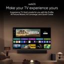 LG AI TV OLED evo C4 164 cm (65 inch) OLED Ultra HD (4K) Smart WebOS TV 2025 Edition with Alpha 9 AI Processor 4K Gen7 | AI Picture Pro | Dolby Vision | AI Sound Pro (Virtual 9.1.2ch Up-mix) | Dolby Atmos | 144Hz VRR | 40W Sound Output | Magic Remote| Nvidia G-Sync & AMD Freesync Certified (OLED65C46LA)