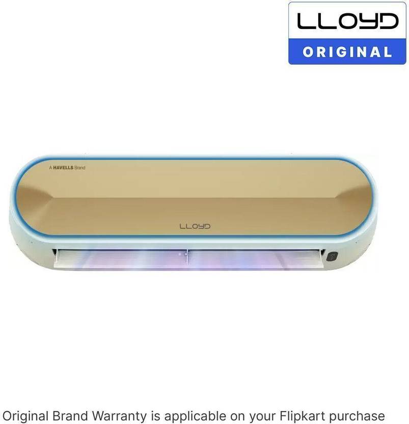 Lloyd 2025 Model 1.5 Ton 5 Star Split Inverter with Wi-fi Stellar 6 in 1 Convertible Mood Lighting + Door Open Alert, Smart 4-Way Swing AC (GLS18V5FWSSL, Golden Brown, White)