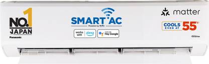 Panasonic 2025 Model 2 Ton 3 Star Split Inverter AC with Wi-fi Connect - White