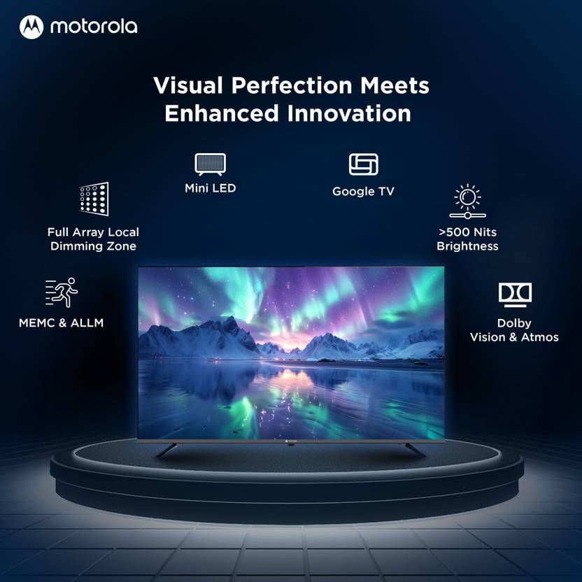 Motorola 140 cm (55 inch) Ultra HD (4K) Mini LED Smart Google TV with Edition with Dolby Vision & Dolby Atmos (55UHDGMMWKRQ)-3