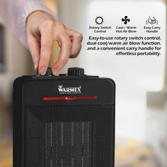 Warmex Home Appliances PTC-99N 1000/2000 Watts Fan Room Heater-4