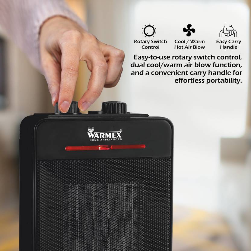 Warmex Home Appliances PTC-99N 1000/2000 Watts Fan Room Heater-4