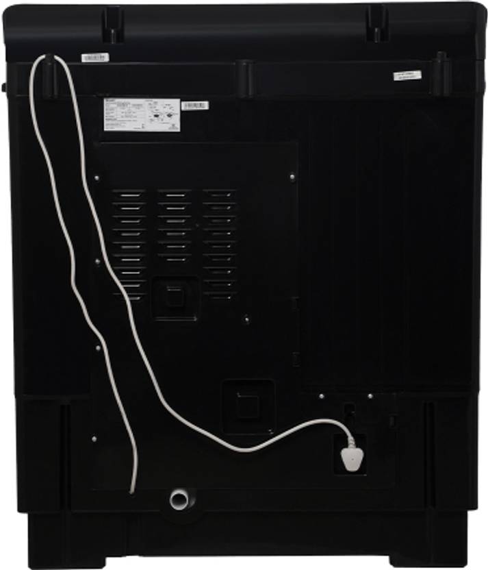 Sharp 12 kg Semi Automatic Top Load Washing Machine Black (ES-SD120NB-HS)-2