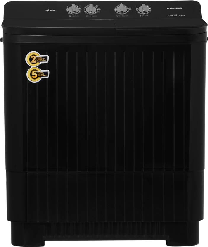Sharp 12 kg Semi Automatic Top Load Washing Machine Black (ES-SD120NB-HS)-1