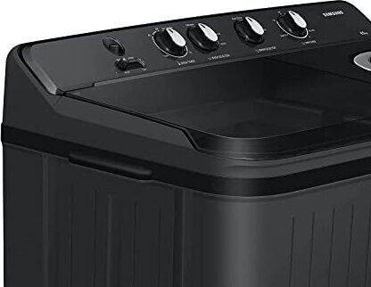 Samsung 9.5 kg 5 star,Air Turbo Drying Semi Automatic Top Load Washing Machine Black, Grey (WT95A4260GD/TL)