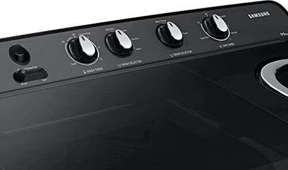 Samsung 9.5 kg 5 star,Air Turbo Drying Semi Automatic Top Load Washing Machine Black, Grey (WT95A4260GD/TL)