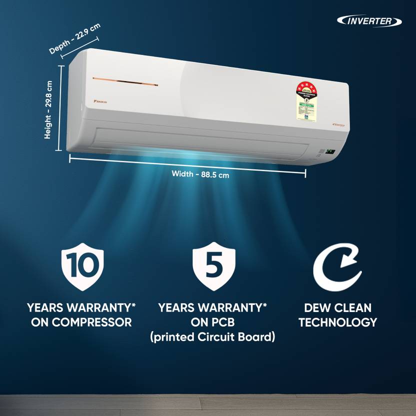 Daikin 2026 Model 1.8 Ton 5 Star Split Inverter AC (MTKM60XV16MAA, MTKM60XV16MAB, RKM60XV16MAA, White)-3