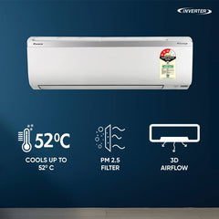 Daikin 2026 Model 1 Ton 3 Star Split Inverter AC (MTKL35XV16WAA RKL35XV16WAA, White)-4