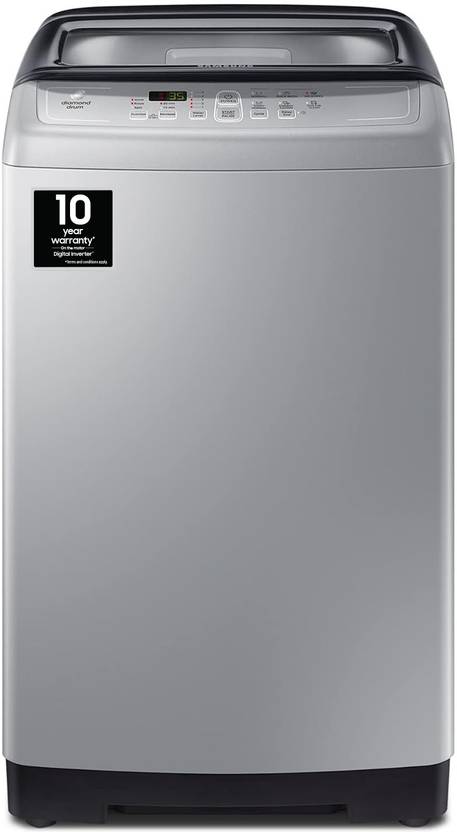 Samsung 6.5 kg Diamond Drum feature Fully Automatic Top Load Washing Machine Silver (WA65A4002VS/TL)-1