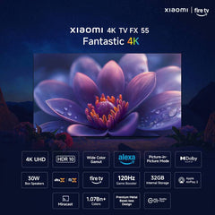Xiaomi FX Series 138.68 cm (55 inch) Ultra HD (4K) LED Smart Fire TV with Alexa built-in (L55MB-FIN)-2
