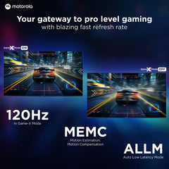 Motorola 165 cm (65 inch) QLED Ultra HD (4K) Smart Google TV with 5.0 OS, 50 W speaker, 120Hz Game accelerator, and Dolby Atmos (65UHDGQMWSDQ)-2