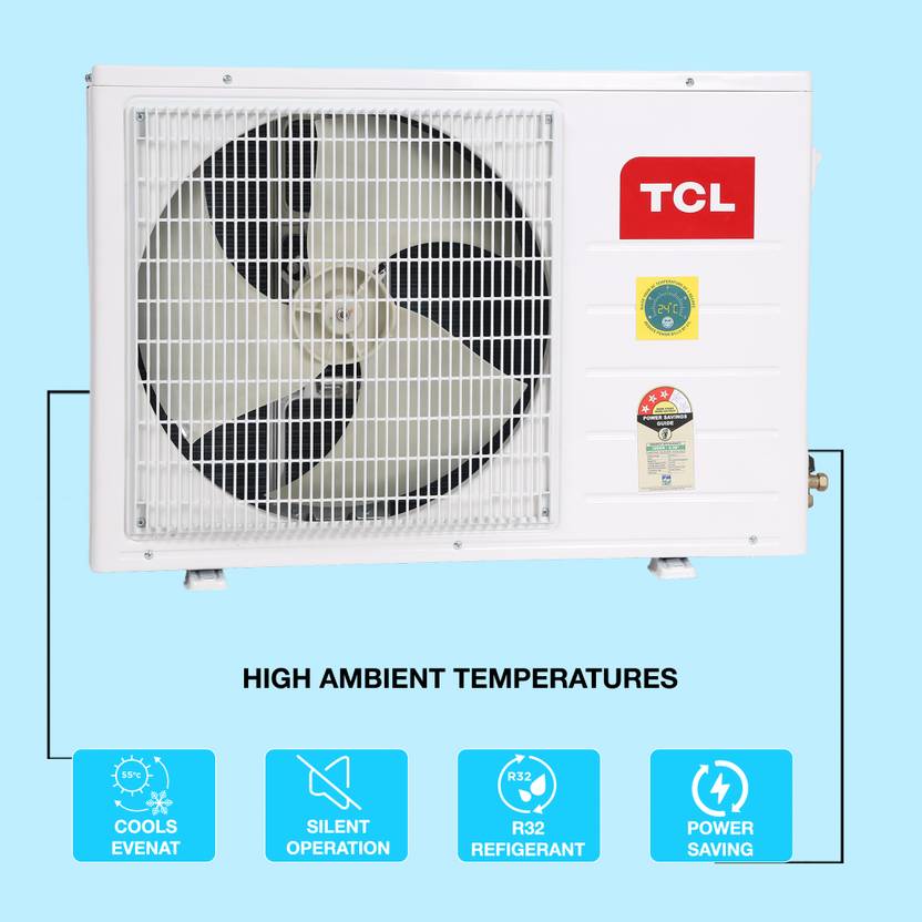 TCL 2026 Model 1.5 Ton 3 Star Split Inverter 7 Step Convertible with Powerful and Fast cooling, 4 Ways Swing, Blue Fin and Fungal Protection, Energy (TAC-18CSD/EV3AR, White)-4
